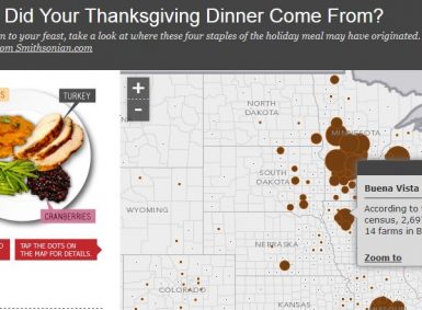 thanksgiving story map