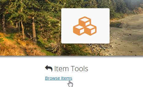 browse item tools