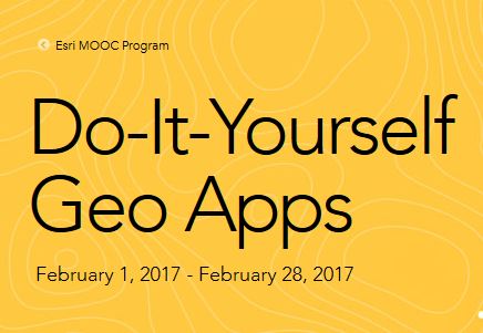 Free Online Training Tip - Do It Yourself Apps from Esri