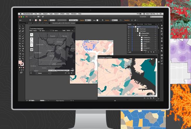 ArcGIS Maps For Adobe Creative Cloud - Search, Preview, Download, Edit, Customize