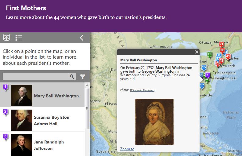 story map for mothers day