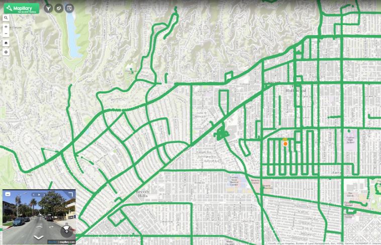 Mapillary for ArcGIS is an ArcGIS Online web app for viewing, creating, and editing GIS data