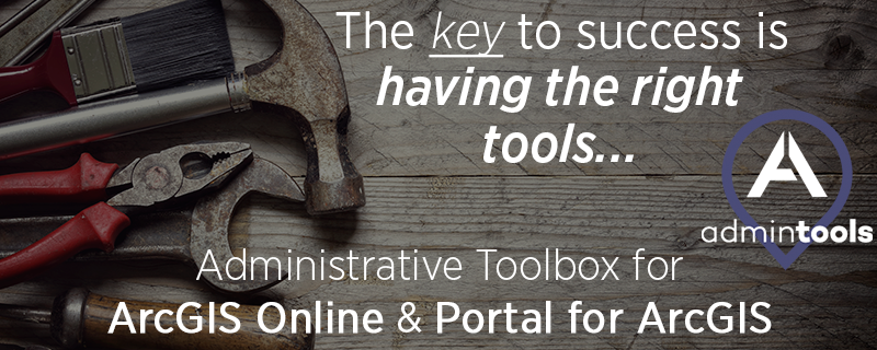 admin tools for ArcGIS online