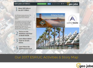 geo jobe at esriuc