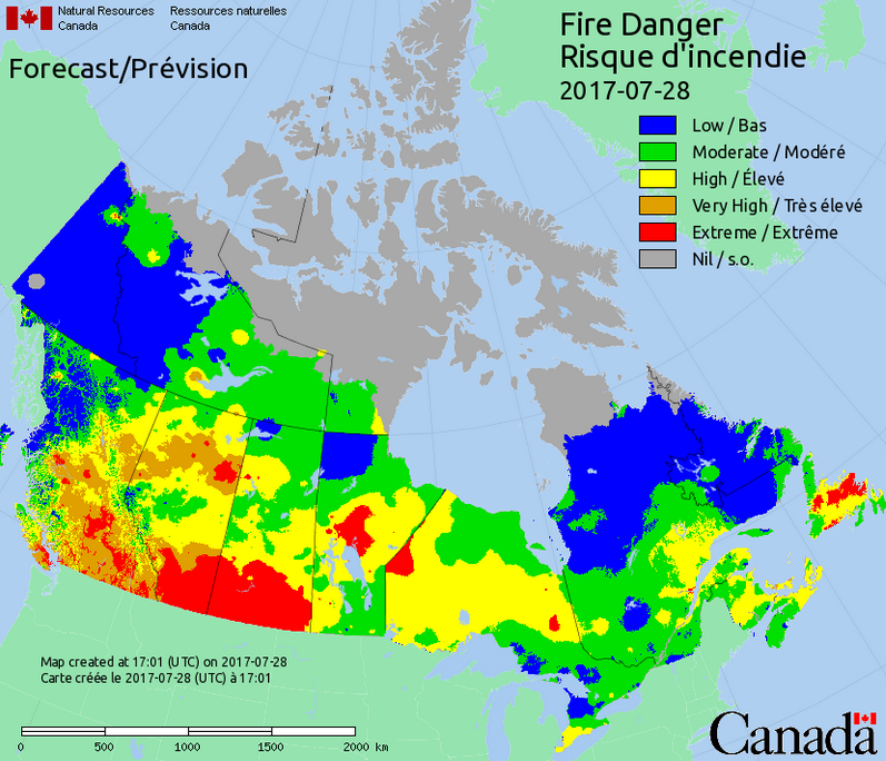 Canadian Wildland Fire Information System