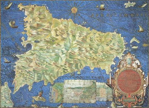 Breathtaking and huge 430 year old maps of Italy
