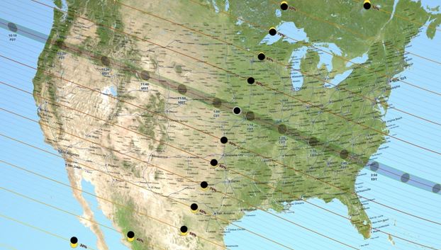 NASA eclipse maps and data