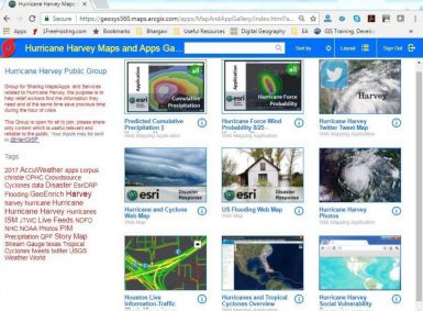 hurricane harvey maps gallery