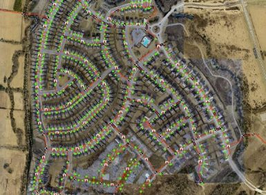 500 acre subdivision update with water lines