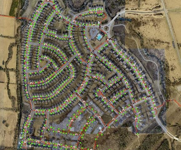 500 acre subdivision update with water lines