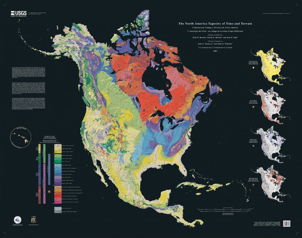 North America Tapestry of Time and Terrain