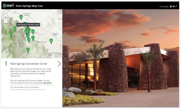 Palm Springs Story MAp