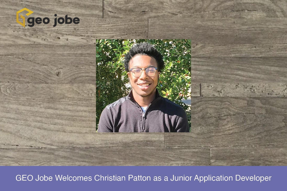 GEO Jobe Welcomes Christian Patton as a Junior Application Developer