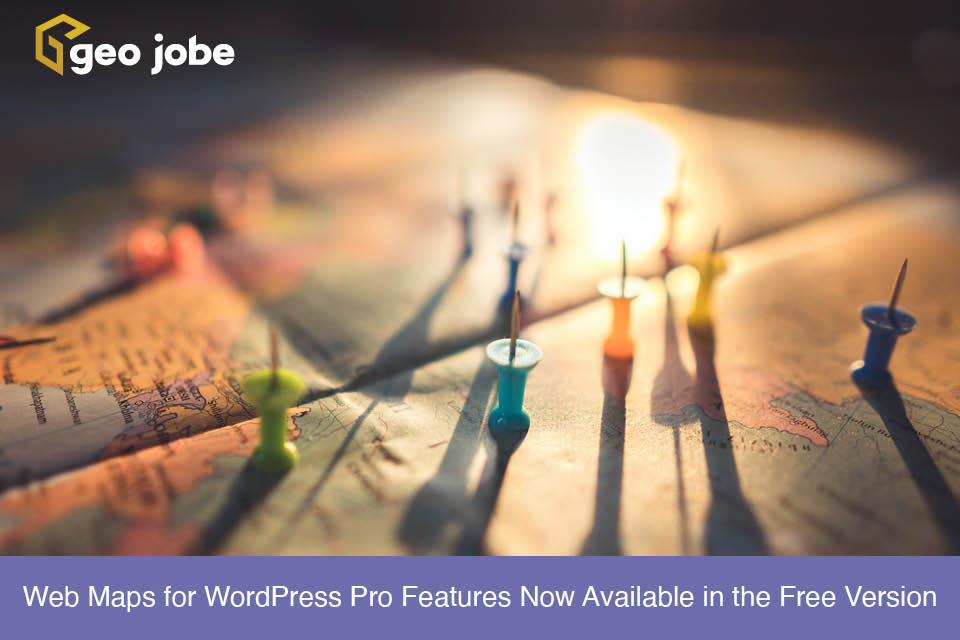 Web Maps for WordPress Pro Features Now Available in the Free Version