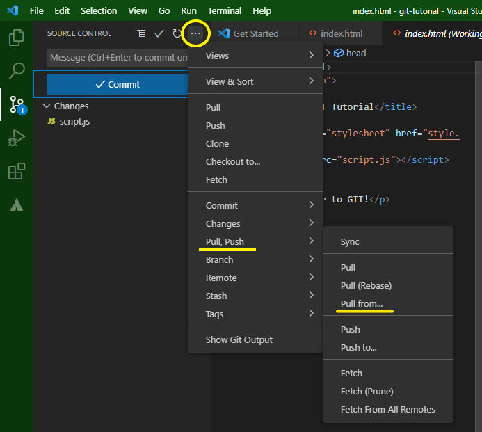 Git Good with Visual Studio Code - GEO Jobe