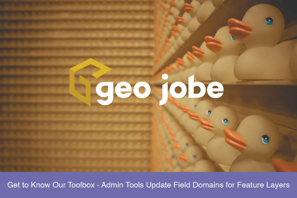 Get to Know Our Toolbox – Admin Tools Update Field Domains for Feature Layers