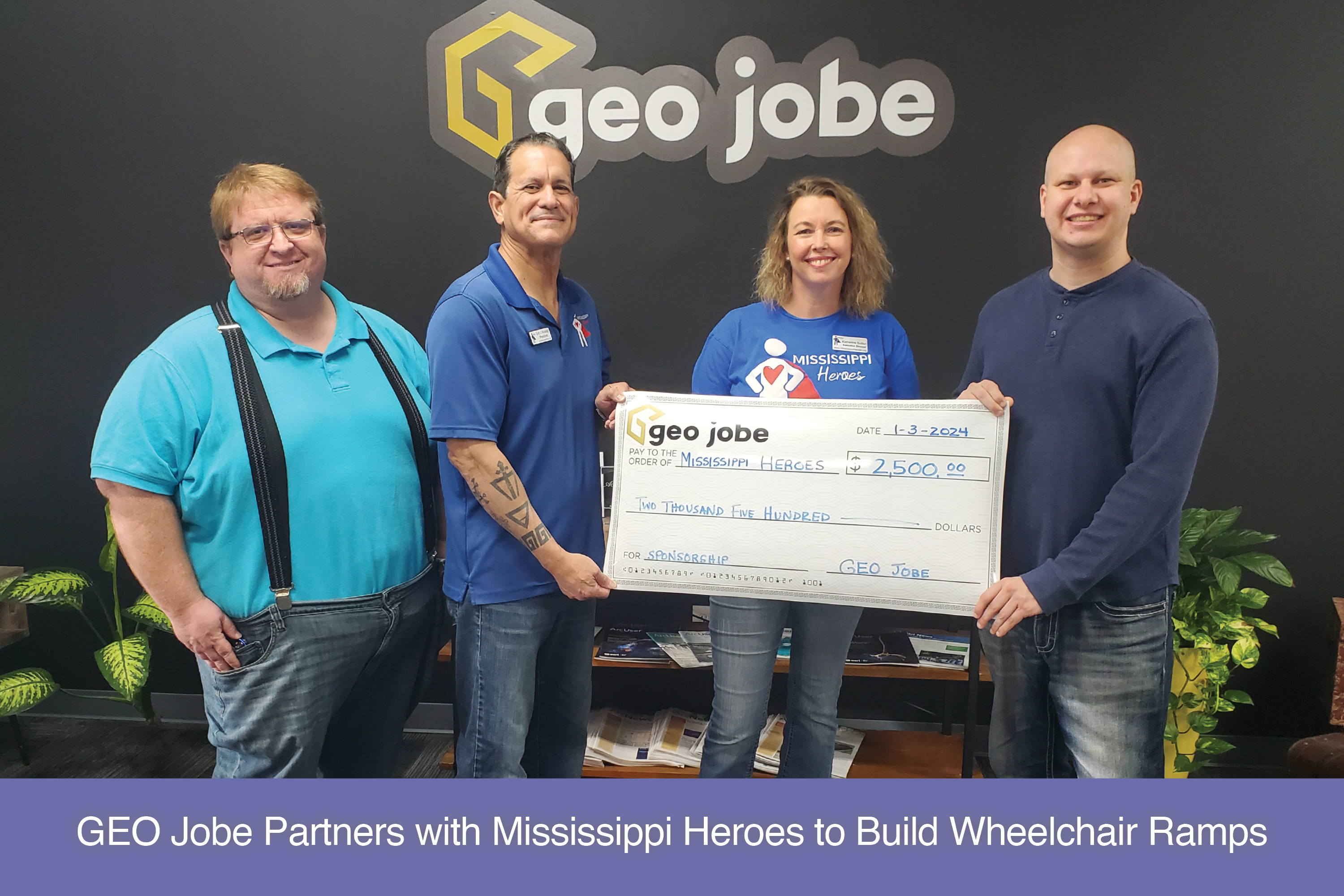 GEO Jobe Partners with Mississippi Heroes to Build Ramps for Citizens in Need