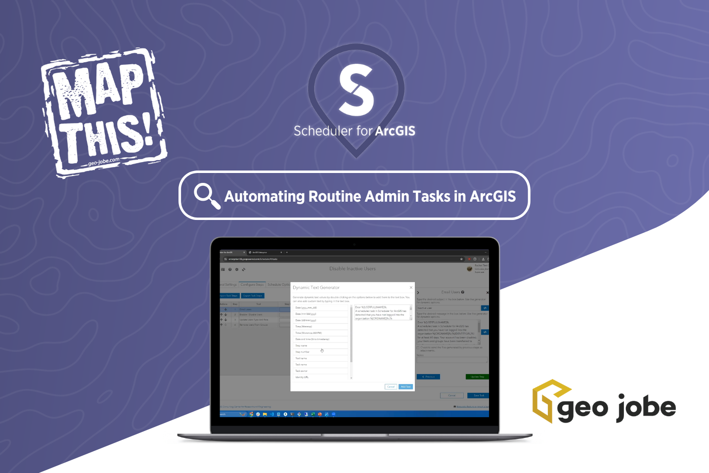 Scheduler for ArcGIS: Automating Admin Tasks in ArcGIS