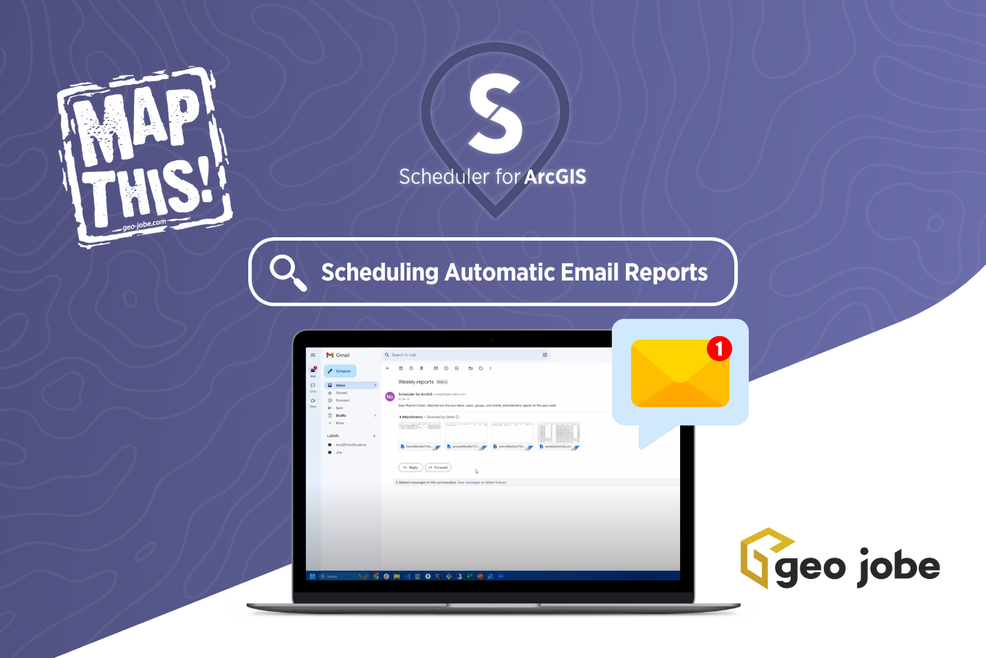 Scheduler for ArcGIS: Scheduling Automatic Email Reports
